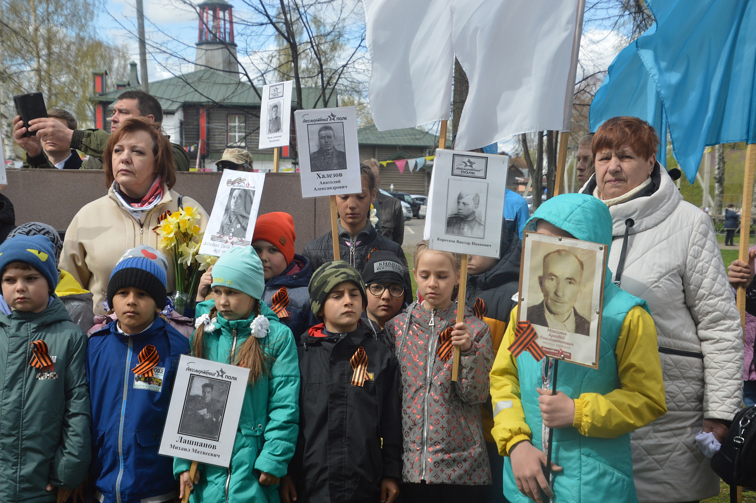 В селе Вятское отметили 77-ю годовщину Великой Победы