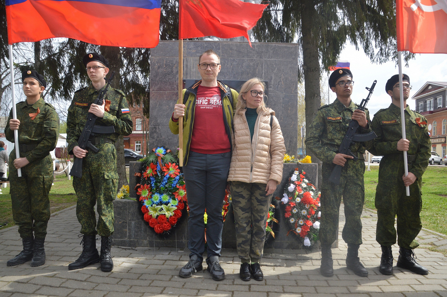 В селе Вятское отметили 77-ю годовщину Великой Победы